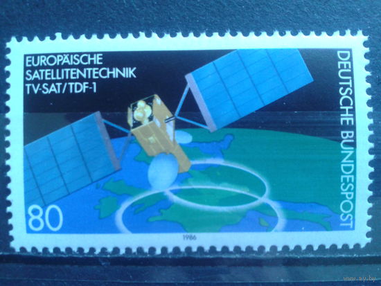 ФРГ 1986 немецко-французский спутник Михель-2,5 евро