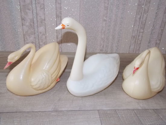 Лебеди СССР, пластмассовые советские игрушки