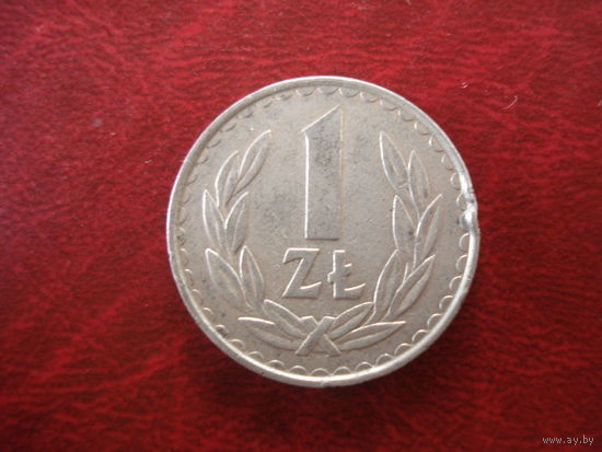 1 злотый 1986 года Польша