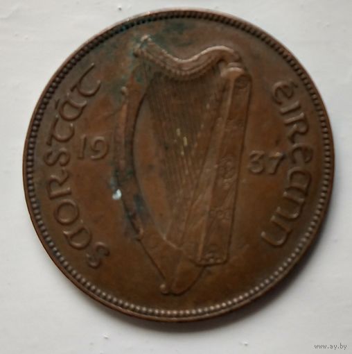 Ирландия 1 пенни, 1937  2-3-11