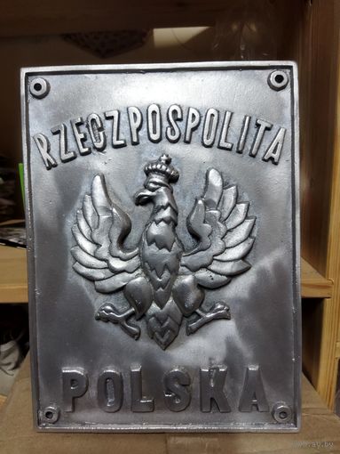 Пограничный герб довоенная Польша клпия