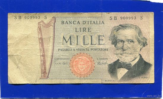 Италия 1000 лир 1973