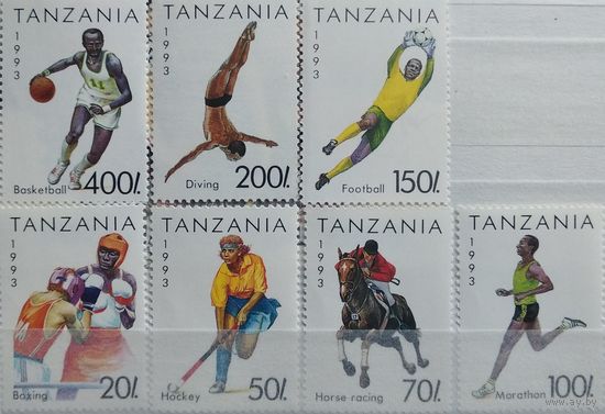Танзания 1993 Спорт С-М-2-2