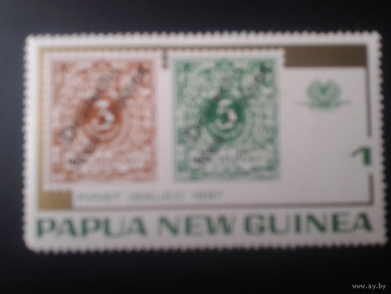 Папуа-Новая Гвинея 1973 марка в марке