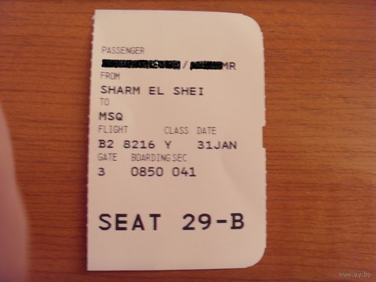 Билет на самолет Египет