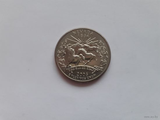 США 25 центов квотер 2006 Невада