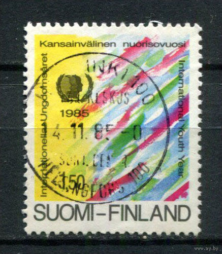 Финляндия - 1985 - Международный год молодежи - [Mi. 977] - полная серия - 1 марка. Гашеная.  (Лот 159BD)