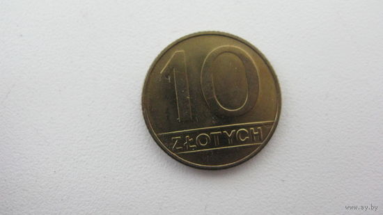 Польша 10 злотых 1989 г.