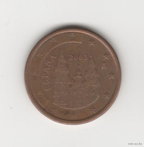 5 евроцентов Испания 2003 Лот 8176