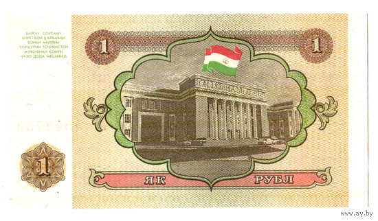 Таджикистан, 1 рубль 1994 года