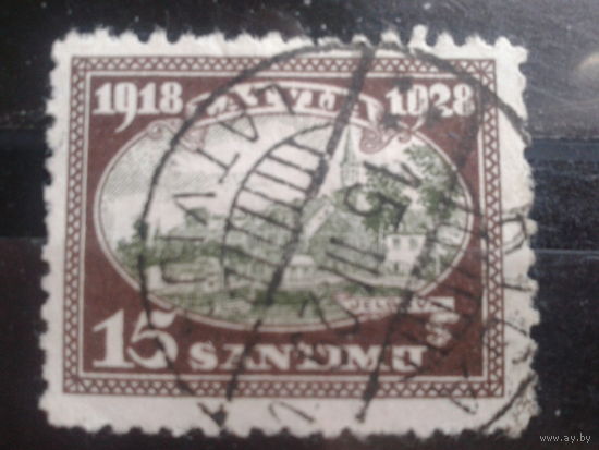 Латвия 1928 10 лет республике, Лиепая