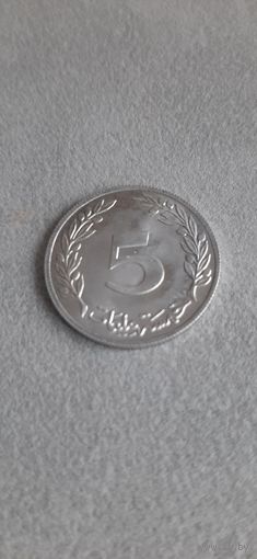 Тунис, 5 миллимов 1983