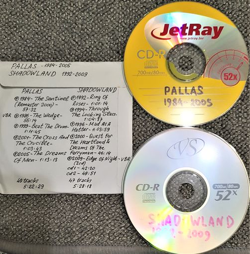 CD MP3 PALLAS, SHADOWLAND - 2 CD