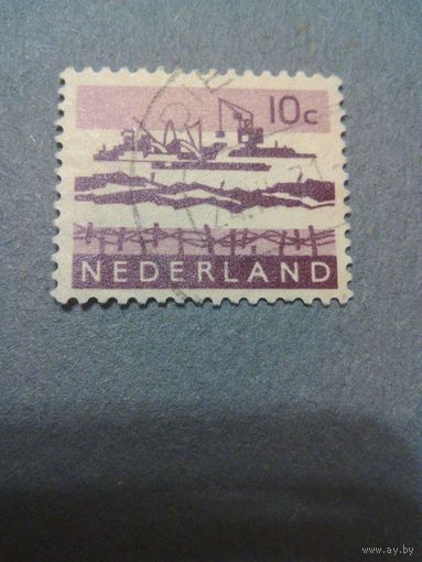 Нидерланды. Стандарт. 1963г. гашеная