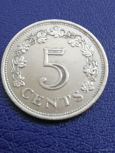 Мальта. 5 центов 1972