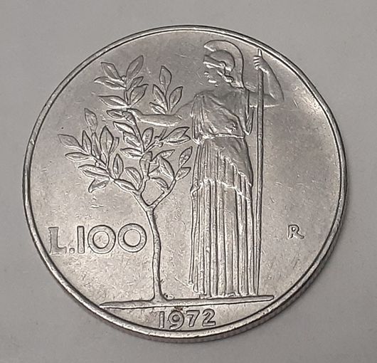 Италия 100 лир, 1972 (14-3-10)
