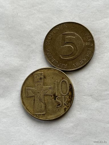 Словения 2 монеты