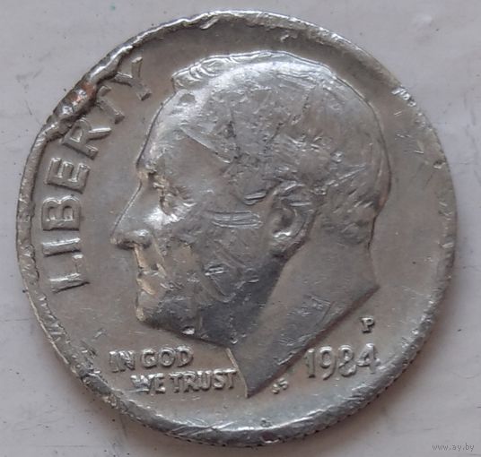 10 центов (дайм) 1984 Р США. Возможен обмен