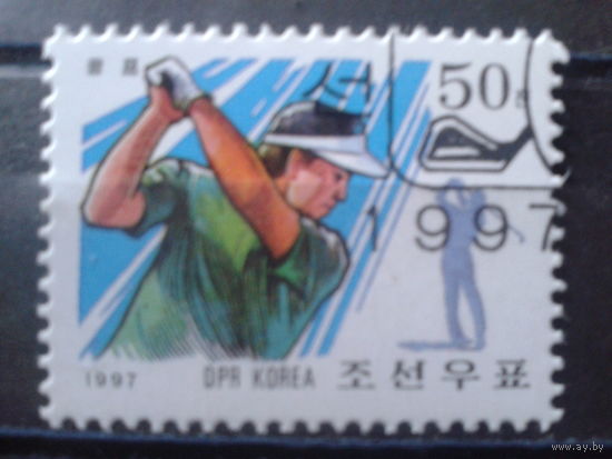 КНДР 1997 Игра в гольф