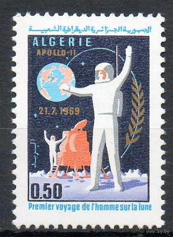 Космос Алжир 1969 год чистая серия из 1 марки