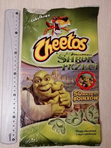Упаковка от "Cheetos".  "Читос". Супербольшая. 2007г. Польша.