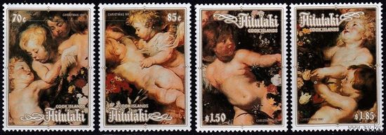 1987 Аитутаки 623-626 Питер Пауль Рубенс 14,00 евро