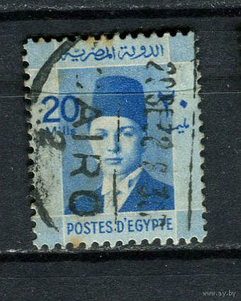 Египет - 1937/1944 - Король Фарук 20М - [Mi.232] - 1 марка. Гашеная.  (LOT Ei8)-T10P38