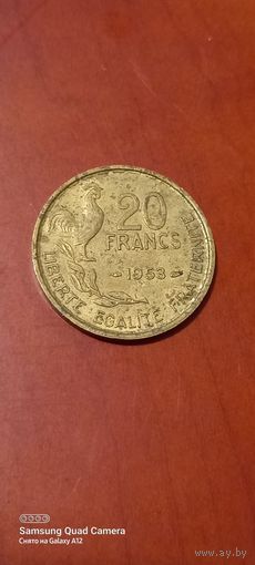Франция, 20 франков 1953.