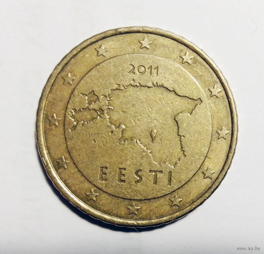 50 евроцентов Эстония 2011