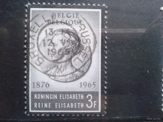 Бельгия 1965 Памяти королевы Элизабет, траурная марка