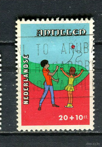 Нидерландские Антильские острова - 1978 - Молодежь 20С+10С - [Mi.375] - 1 марка. Гашеная.  (Лот 44ER)-T7P24