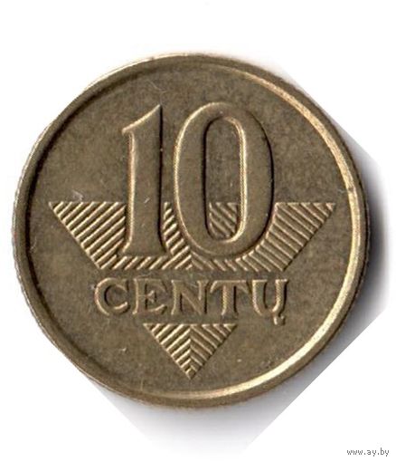 Литва. 10 центов. 1998 г.