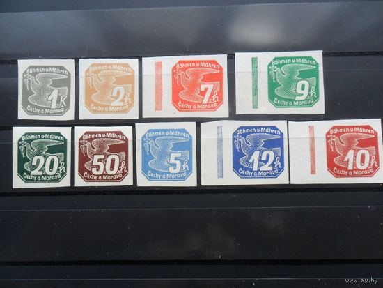Богемия и Моравия, газетные марки