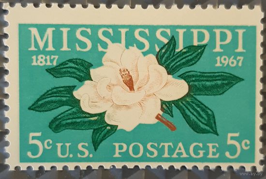 1967 год - 150-летие государства Миссисипи.  США