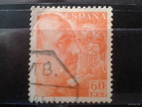 Испания 1949 Генерал Франко, гос. герб  60с