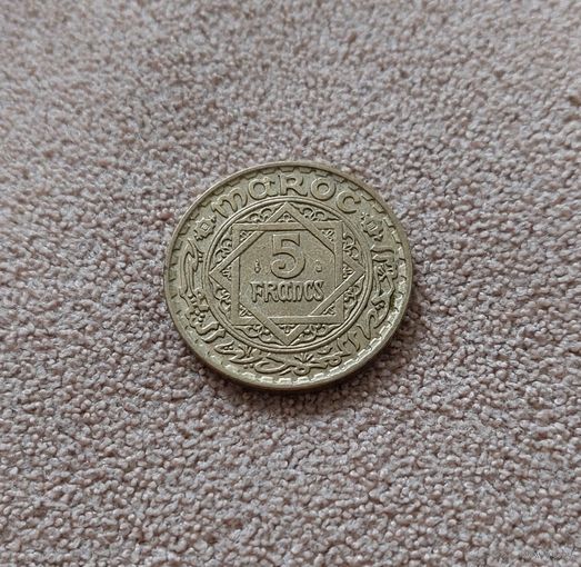 Марокко 5 франков, 1365 (1946)