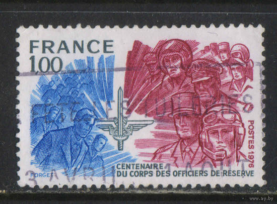 Франция 1976 100 летие корпуса офицеров резерва #1979