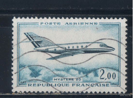 Франция Авиа 1965 Дассо Самолет Мистэр 20 #42