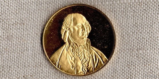 Медаль США 2-ой Президент Джон Адамс. Официальный президентский портрет