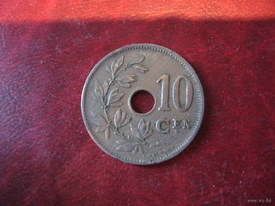 10 сантимов 1929 года Бельгия (Ё)