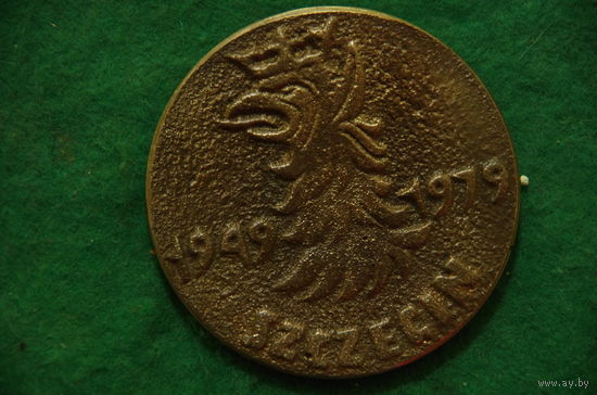 Медаль настольная   Польша  ( тяж .)     7,5 см