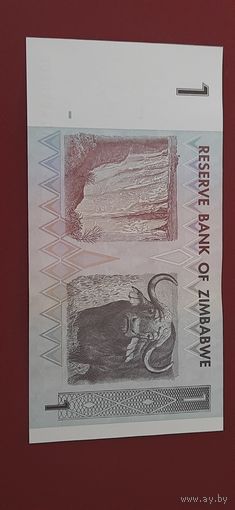 Зимбабве 1 доллар 2007г