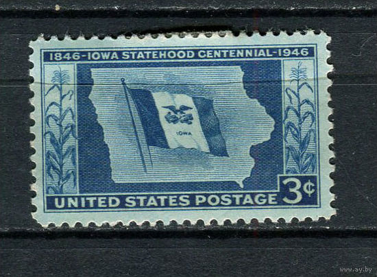 США - 1946 - Флаг - [Mi. 547] - полная серия - 1 марка. MH.  (Лот 73DR)