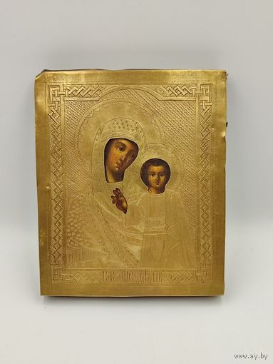 Икона Казанская Богоматерь. 19 век