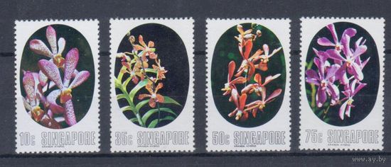 [1490] Сингапур 1976. Флора.Цветы.Орхидеи. СЕРИЯ MNH