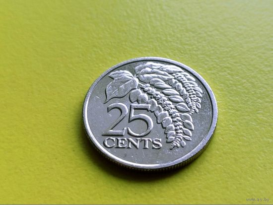 Тринидад и Тобаго. 25 центов 2014.