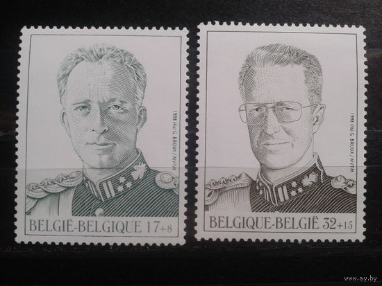 Бельгия 1998 Король Леопольд 3 и король Болдуин** Полная серия Михель-4,0 евро