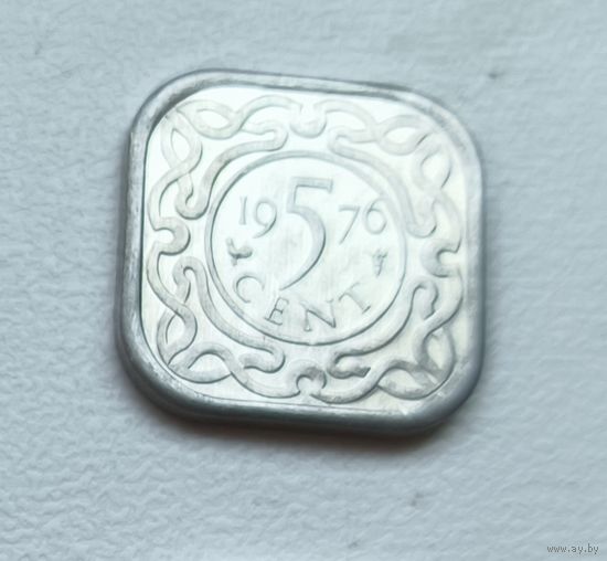 Суринам 5 центов, 1976 4-4-45