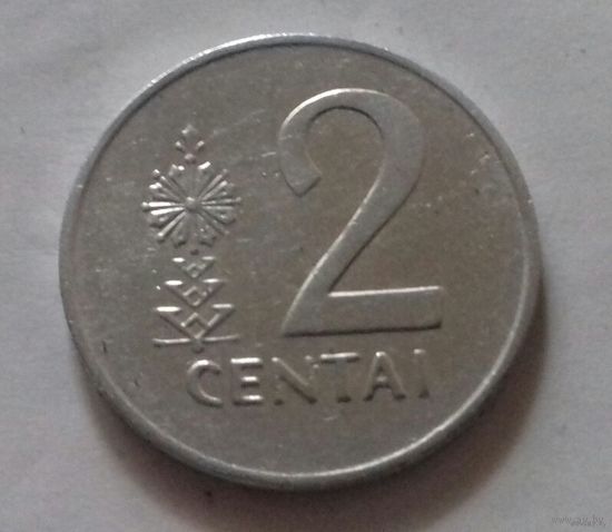 2 цента, Литва 1991 г.