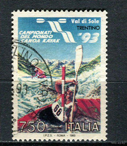 Италия - 1993 - Спорт - [Mi. 2288] - полная серия - 1 марка. Гашеная.  (Лот 101CN)